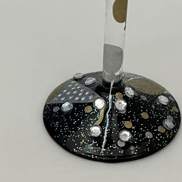Lolita Mini-Tini Martini Glass Christmas Ornament Celebration Rhinestones W/ Box - Picture 7 of 12